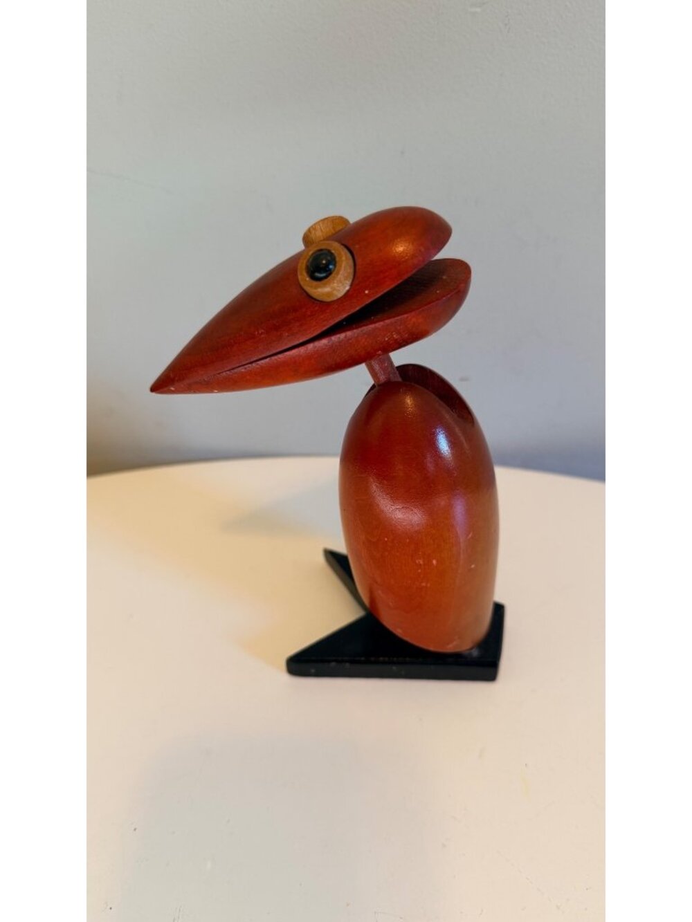 Vintage Wooden Dodo Bird Letter Holder by Counterpoint Mid Century Modern Office - Picture 2 of 16